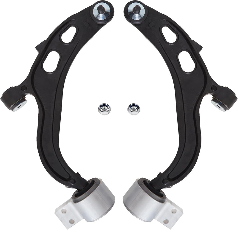 Front Lower Control Arms with Ball Joints Pair for Ford Taurus 2013-2019, Flex 2013-2015, Lincoln MKS 2013-2016