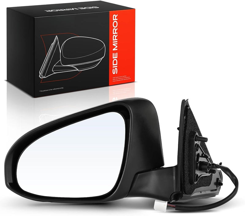 Front Left Driver Side Heated Power Mirror for Toyota Camry 2015-2017, Paint to Match