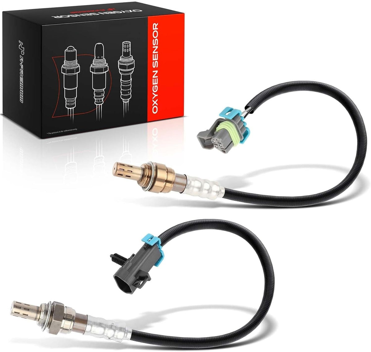 Upstream and Downstream O2 Oxygen Sensors for Chevrolet Equinox 2015-2017, Malibu 2008-2012, GMC Terrain 2015-2017, Buick LaCrosse 2010, 2.4L