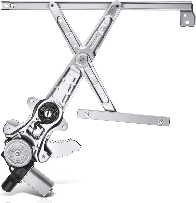Front Left Driver Side Power Window Regulator With 6-Pin Motor for Honda Civic 2012-2015 Coupe, EX, EX-L, LX or Si