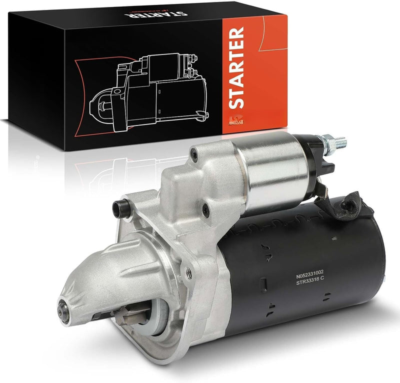 Starter Motor 12V 2.5KW 9-Tooth for Ram ProMaster 1500 2014-2017, 2500 2014-2018, 3500 2014-2018, 3.0L EcoDiesel