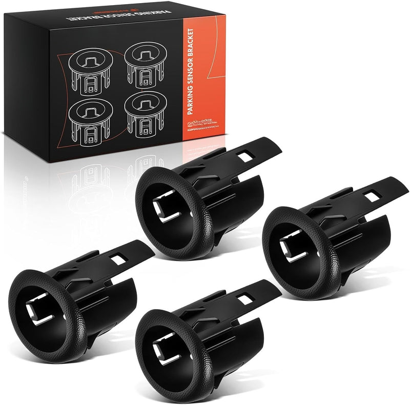 Rear Parking Assist Sensor Bezels, Set of 4, for Ford F-250, F-350, F-450, F-550 Super Duty 2008-2015 Built to 11/07/2014