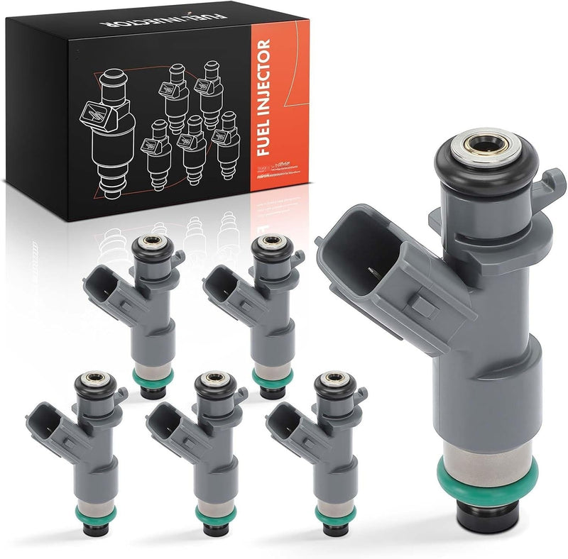 Fuel Injector Set of 6 for Acura RDX 2013-2018 3.5L, TL 2008-2014 3.5L, TL 2009-2014 3.7L, TSX 2010-2014 3.5L