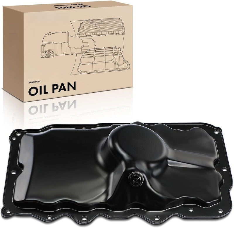 Lower Engine Oil Pan With Drain Plug for Ford Ranger 2001-2011, Explorer 2001-2010, Mustang 2005-2010 4.0L
