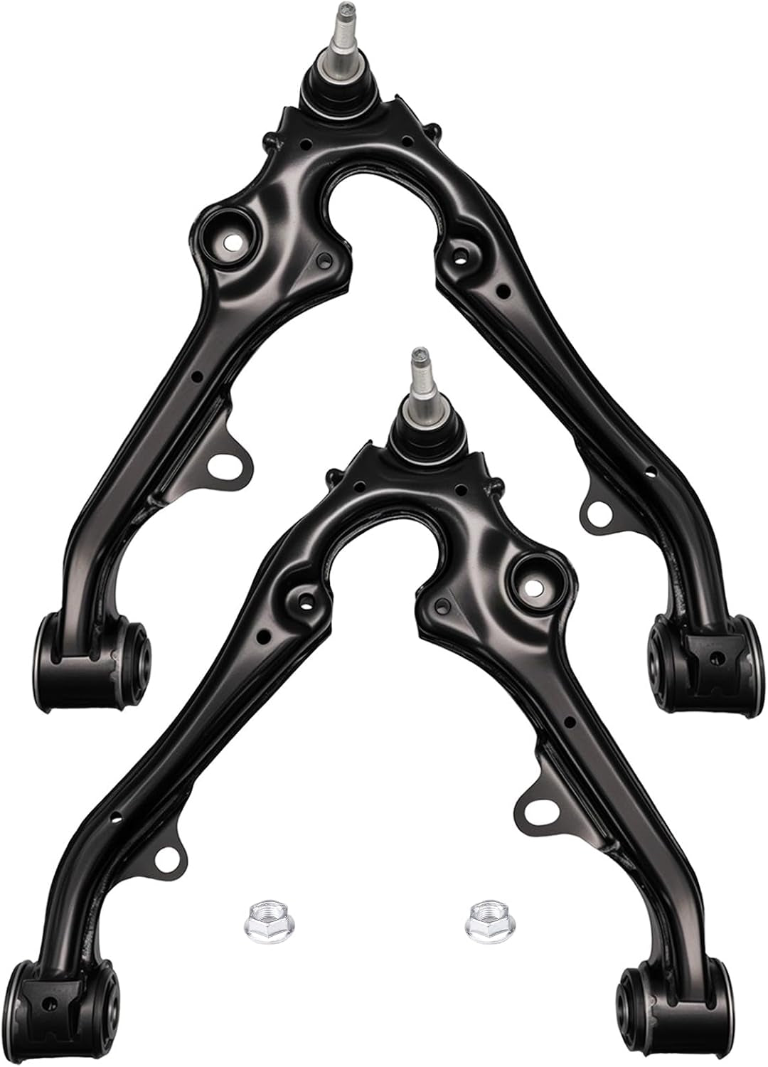 2Pc Suspension Front Lower Control Arm and Ball Joint Assembly Fit for 21-25 Ca-Dillac Escalade /19-25 Ch-Evy Silverado 1500 Tahoe, GM-C Sierra Yukon (OE# CMS501335 CMS501336 84973286 84973287)