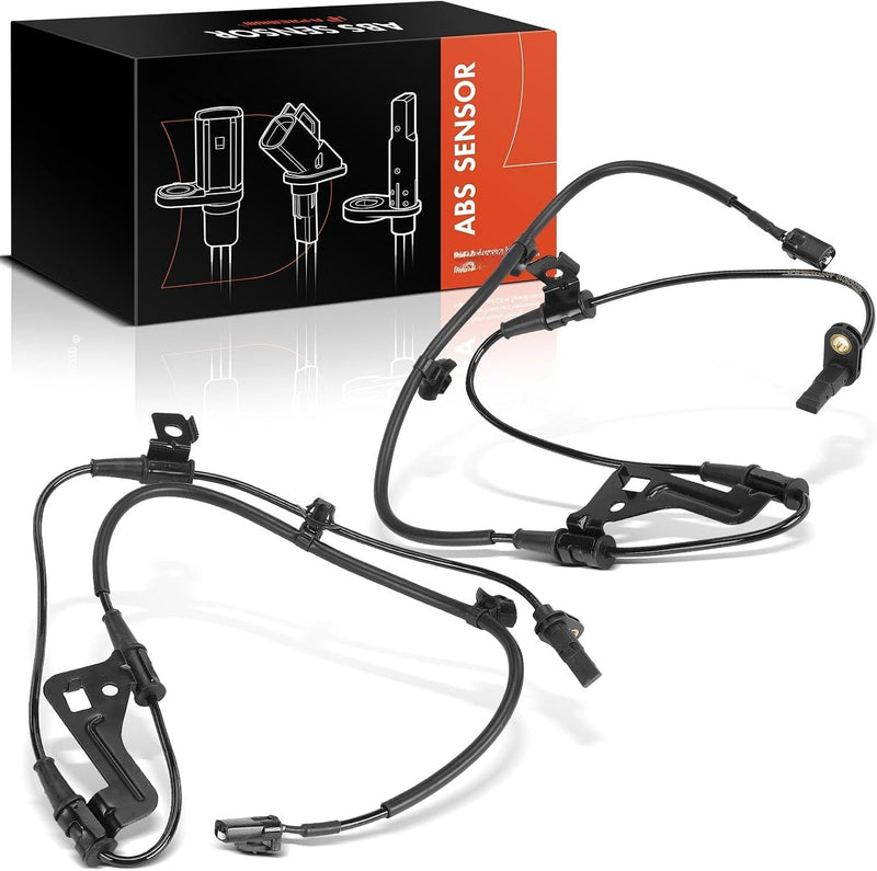 Front ABS Wheel Speed Sensor Set of 2, Left and Right, for Korean-Built Hyundai Elantra 2017-2020, Elantra GT 2018-2020