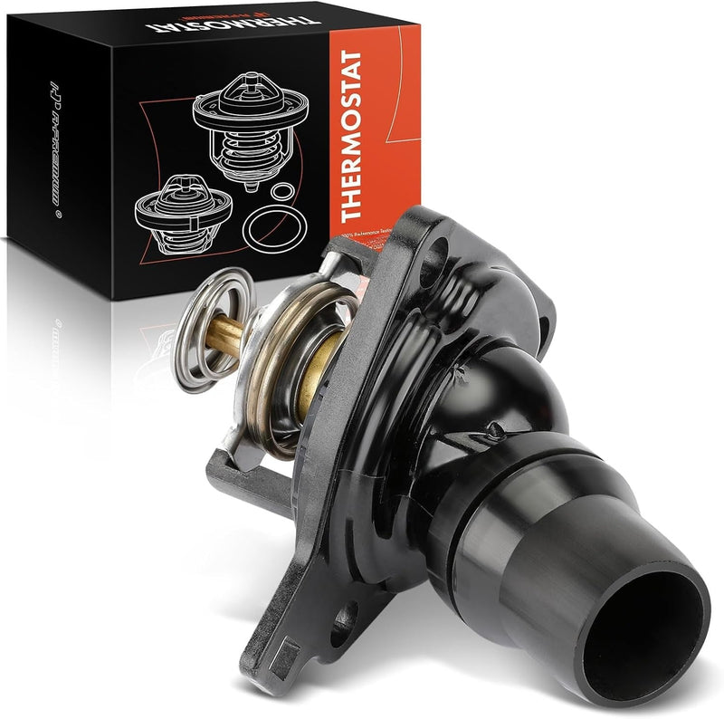 Thermostat Housing Assembly with Cover for Honda Accord 2003-2012, Element 2003-2011, Acura TSX 2009-2014 2.4L