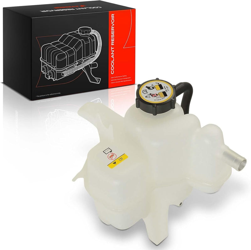 Front Coolant Recovery Reservoir for Ford Escape 2001-2006, Mazda Tribute 2001-2006, Mercury Mariner 2005-2006, with Cap