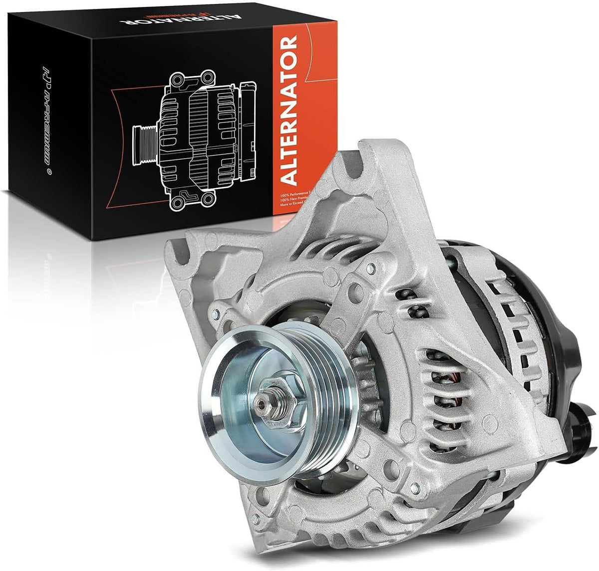 Alternator for Ford Explorer 2009-2010, Explorer Sport Trac 2009-2010, Mercury Mountaineer 2009-2010, 4.6L V8, 12V 150A, 6-Groove