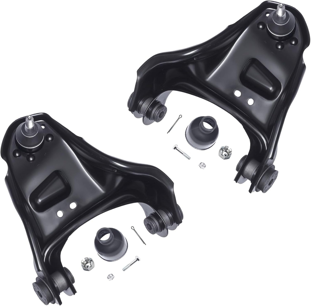 Left Right Front Upper Control Arm and Ball Joint Compatible with Chevy S10 Blazer G-MC S15 Jimmy Sonoma Syclone Typhoon Is-Uzu Hombre Olds Bravada (4X4 4WD Models Only) 2PCS  K620172 K620173