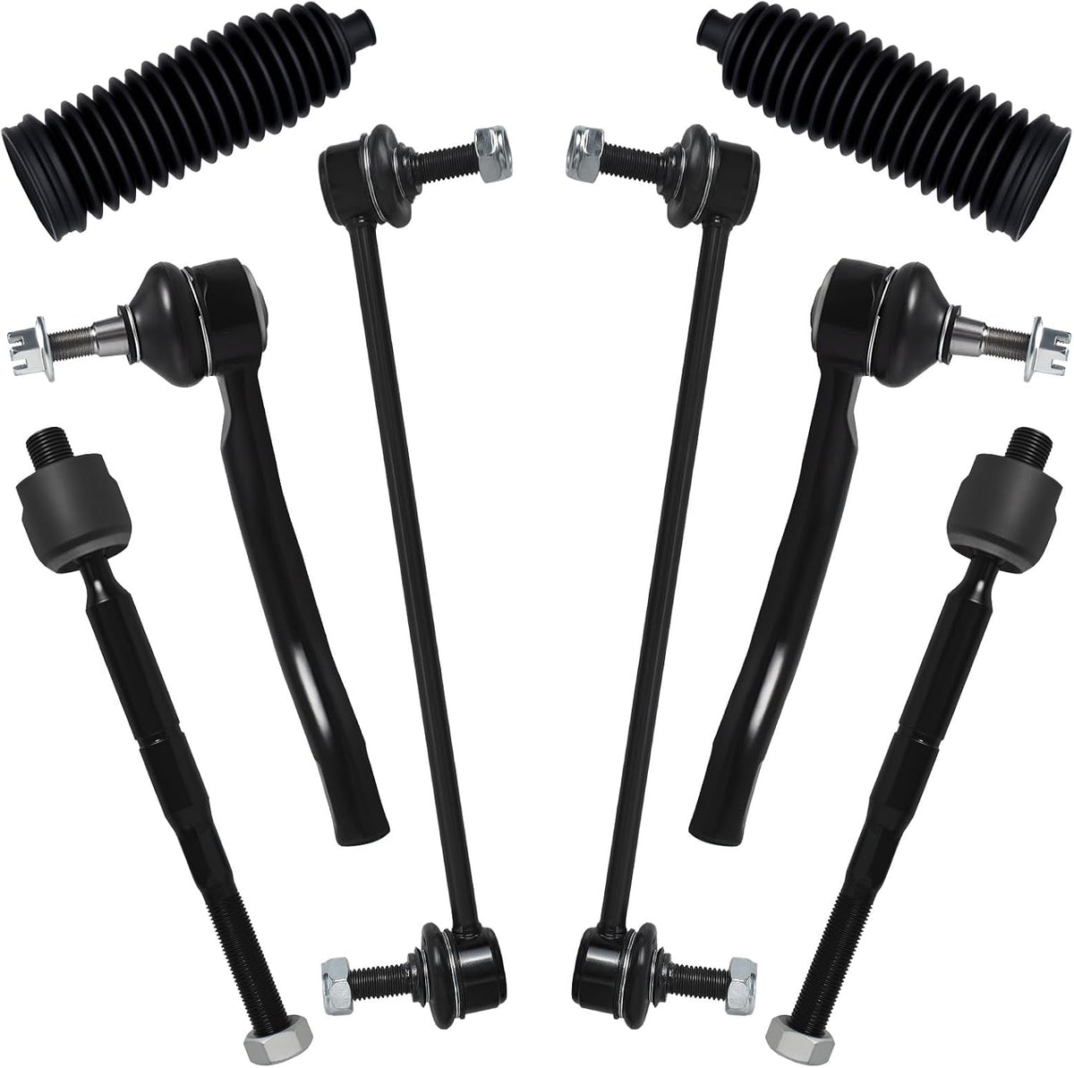 8Pcs Tie Rod Ends Kit Fit for 2013-2018 Ni-Ssan Altima, 16-23 Maxima
