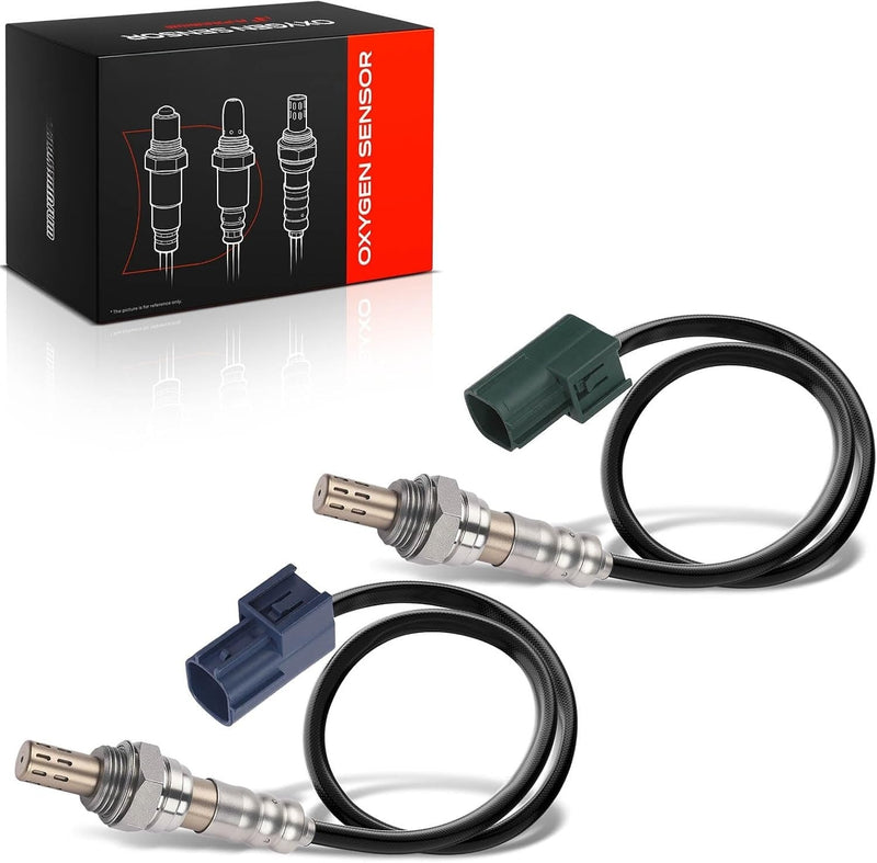 Downstream O2 Oxygen Sensor Pair, Left and Right, for Nissan Frontier 2005-2012, Pathfinder 2005-2012, Xterra 2005-2012