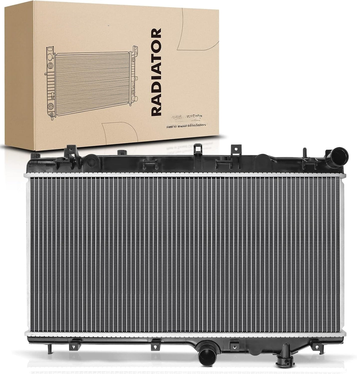 Radiator for Subaru Forester 2014-2018, 2.0L, 2.5L, Manual Transmission, 1 in Core Thickness