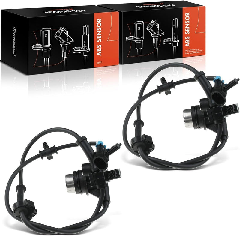 Rear ABS Wheel Speed Sensor Pair for Chevrolet Tahoe 2003-2006, Suburban 1500 2003-2006, Avalanche 1500 2003-2006
