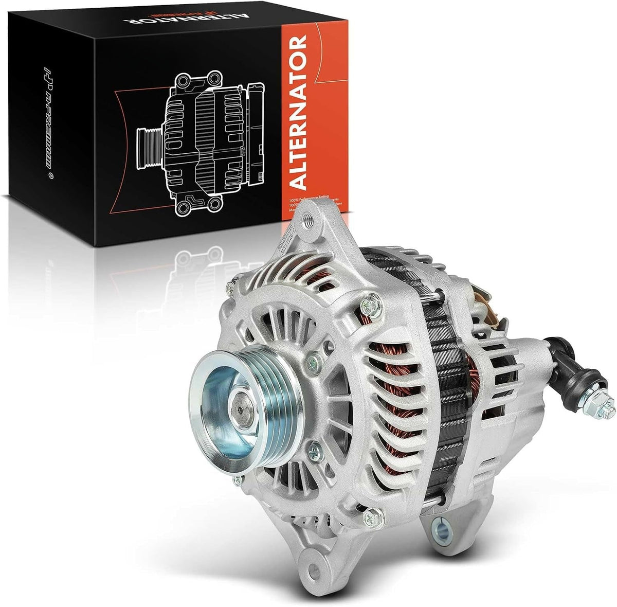 Alternator for Subaru Forester 2006-2010, Impreza 2006-2010, Legacy 2005, Outback 2005, Saab 9-2X 2006, 2.5L, 110A 5-Groove