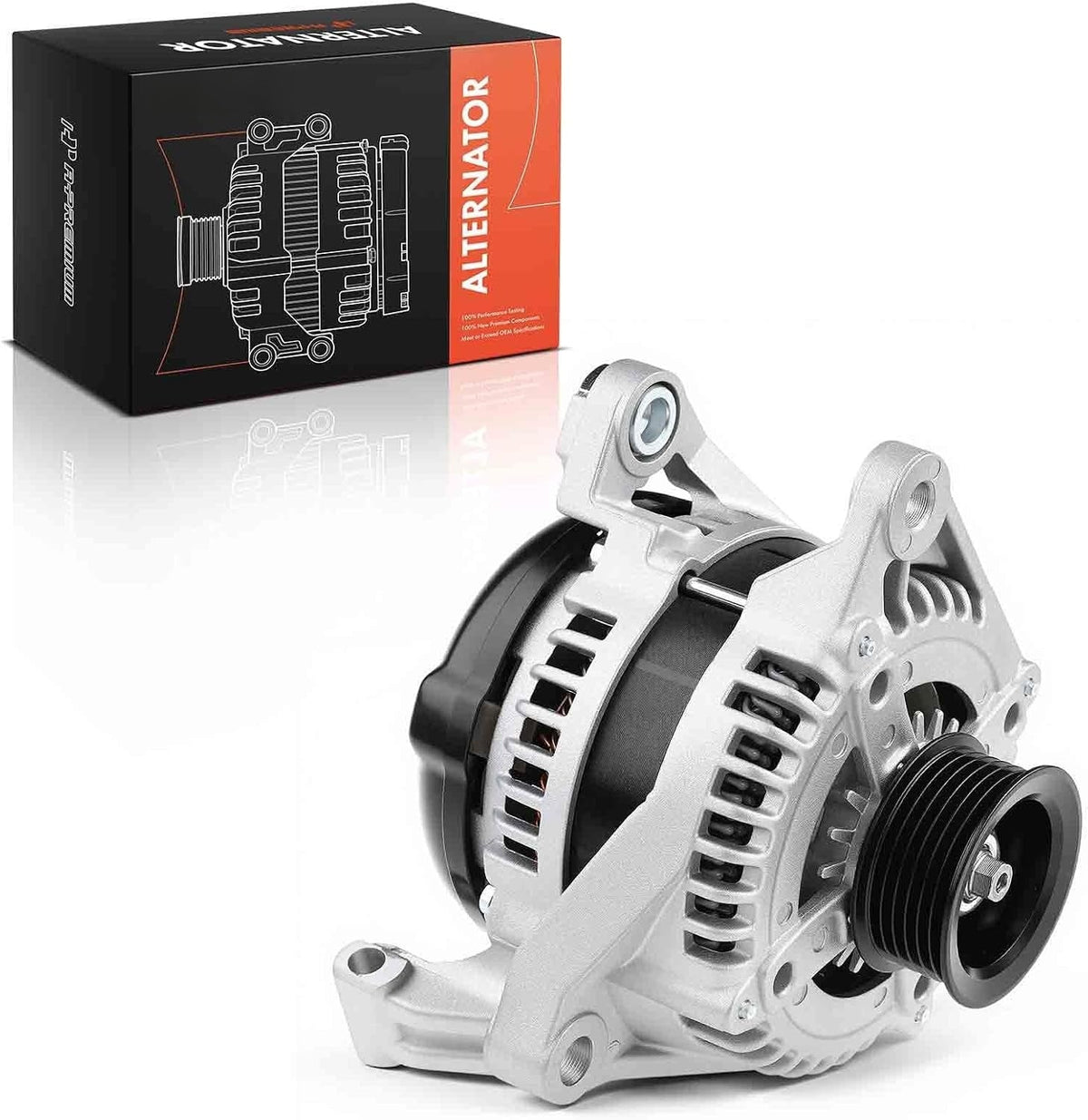 Alternator for Ram 1500 2011-2013, Dodge Ram 1500 2009-2010, Nitro 2007-2010, Jeep Liberty 2007-2010, Grand Cherokee 2007, 3.7L 4.7L, 12V 160A