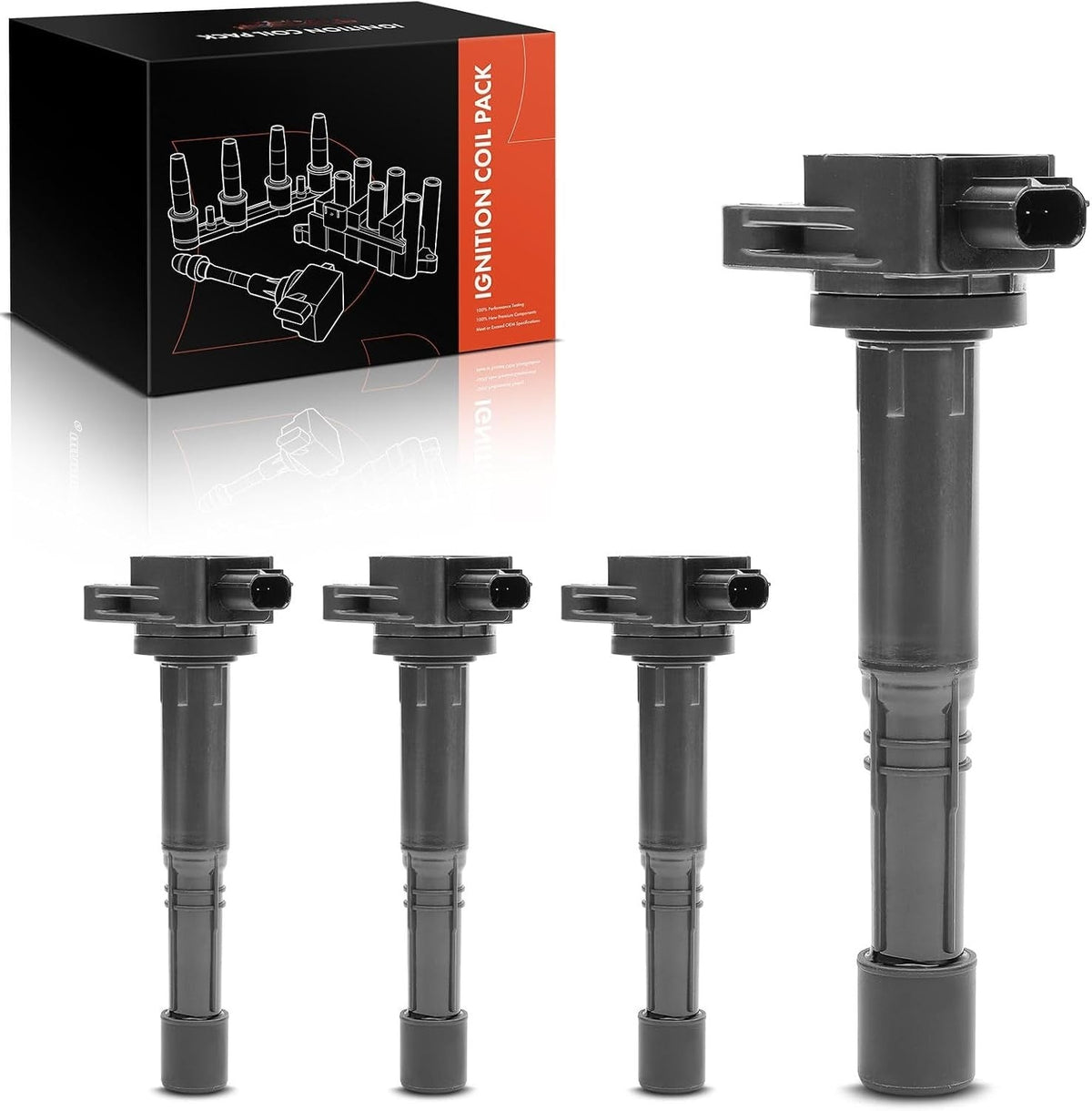 Ignition Coil Packs for Honda Accord 2008-2012, CR-V 2010-2014, Acura ILX 2013-2015 2.4L, Set of 4