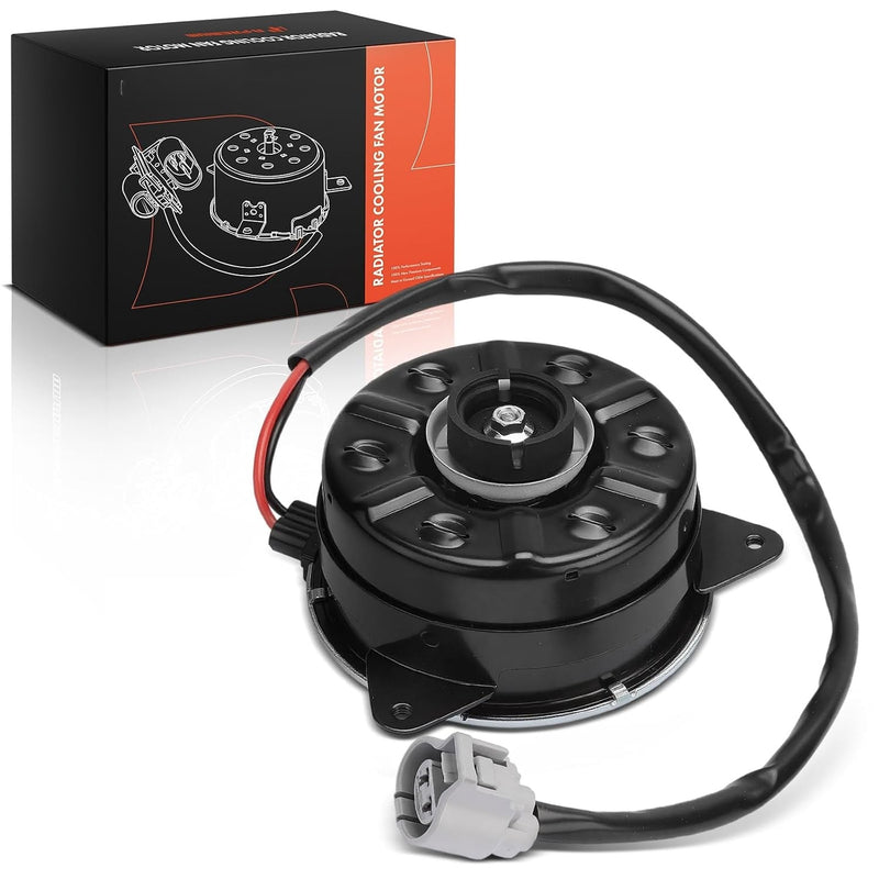 Radiator Cooling Fan Motor, 2-Pin, for Toyota Corolla 2009-2013, Matrix 2009-2013, Pontiac Vibe 2009-2010, Scion iM 2016