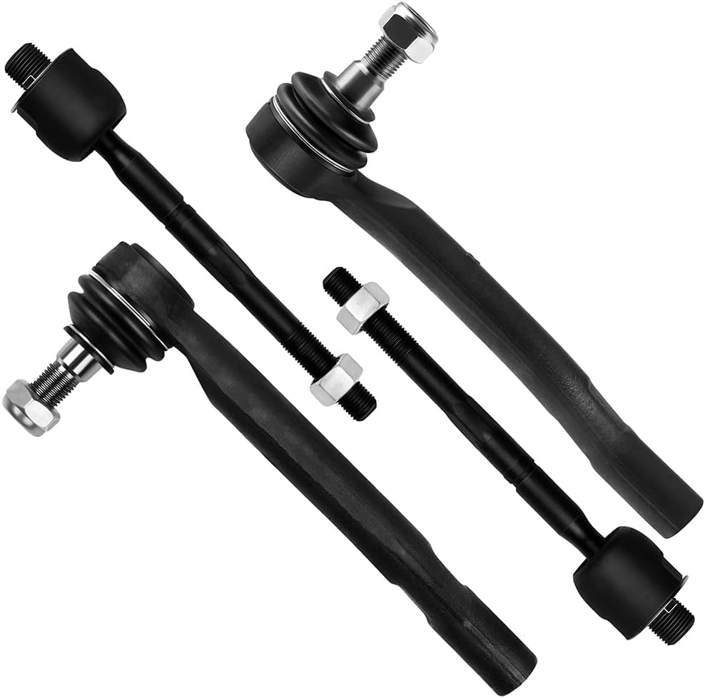 4Pcs Front Suspension Kit Inner Tie Rod End Outer Tie Rod End Fit 2003-2008 for Honda Pilot 2001-2006 for Acura Mdx