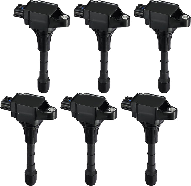 Ignition Coils Set of 6 for Nissan, Infiniti and GM 3.5L V6, Replaces UF550, C1670, 22448JA11C