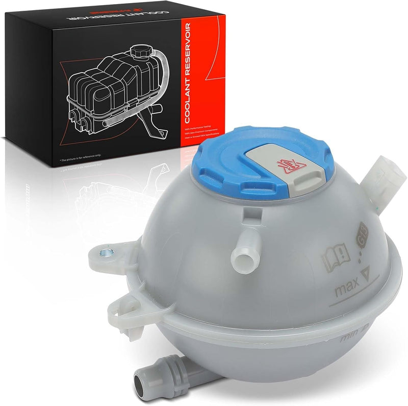 Pressurized Coolant Expansion Reservoir for Audi Q5 2018-2023 2.0L, Q5 PHEV 2020 2.0L, with Cap and Sensor