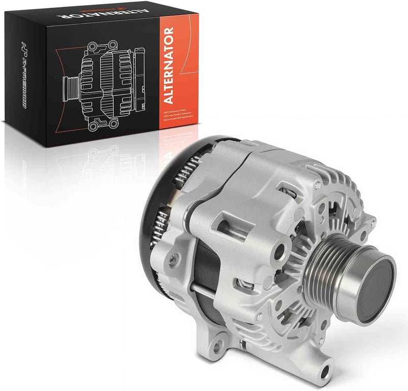 Alternator for Jeep Wrangler JL 2018-2022, Gladiator 2020-2023, 3.6L V6, 12V 240A, 6-Groove Decoupler Pulley