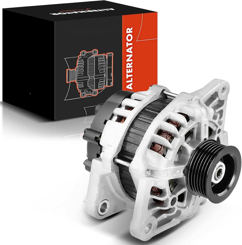 Alternator for Hyundai Accent 2012-2017, Veloster 2012-2017 Non-Turbo, Kia Rio 2012-2013 without Start/Stop, 1.6L