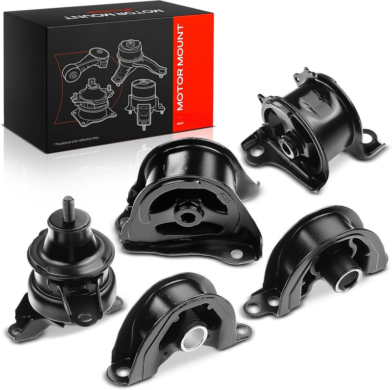 Engine and Transmission Mount Set of 5 for Honda CR-V 1997-2001 2.0L Automatic