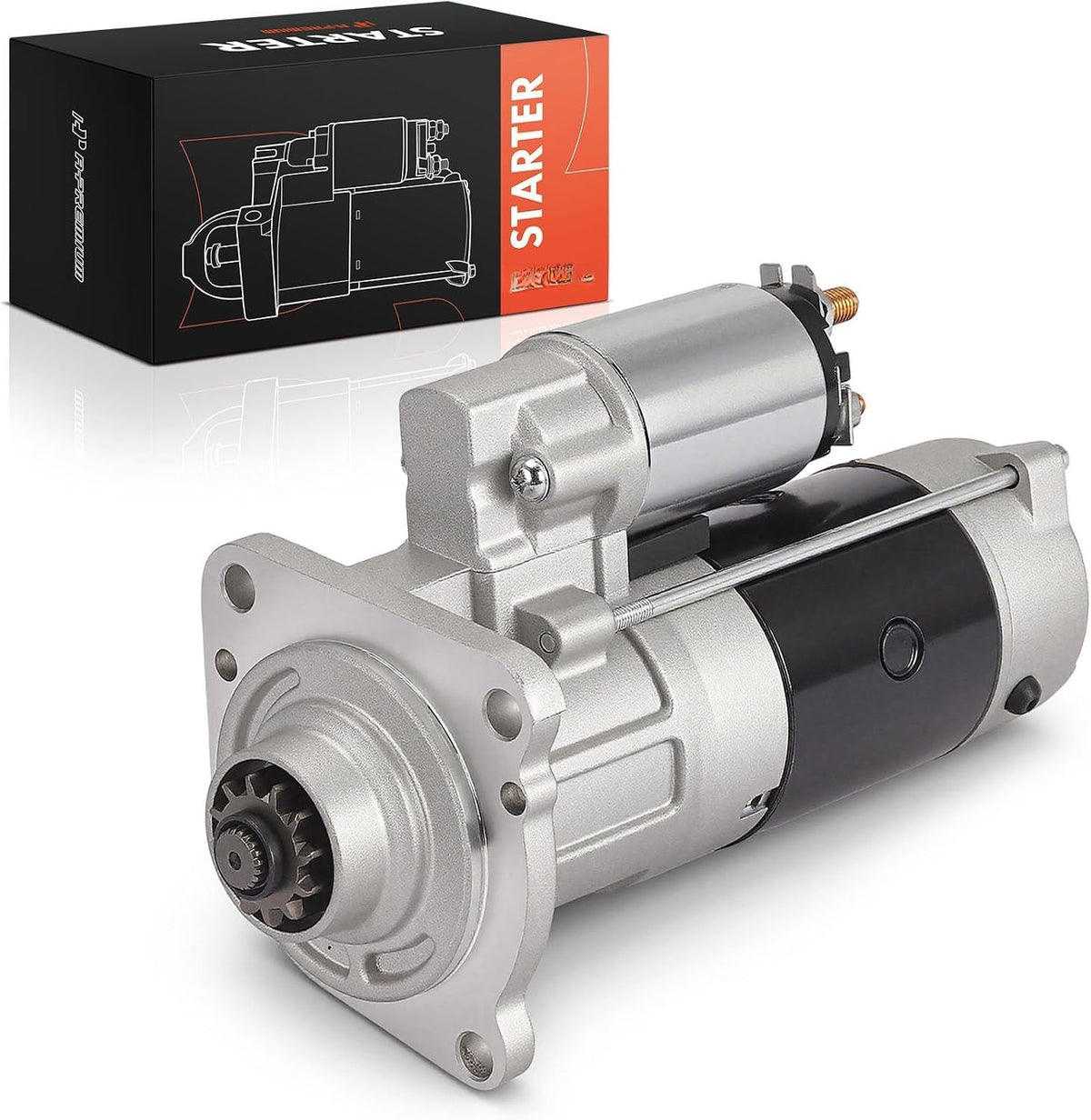 Starter Motor for Ford F-250 Super Duty, F-350 Super Duty 1999-2001, Excursion 2000-2001, E-350 Econoline 1995-1998, 7.3L Diesel, 12V 3.6KW