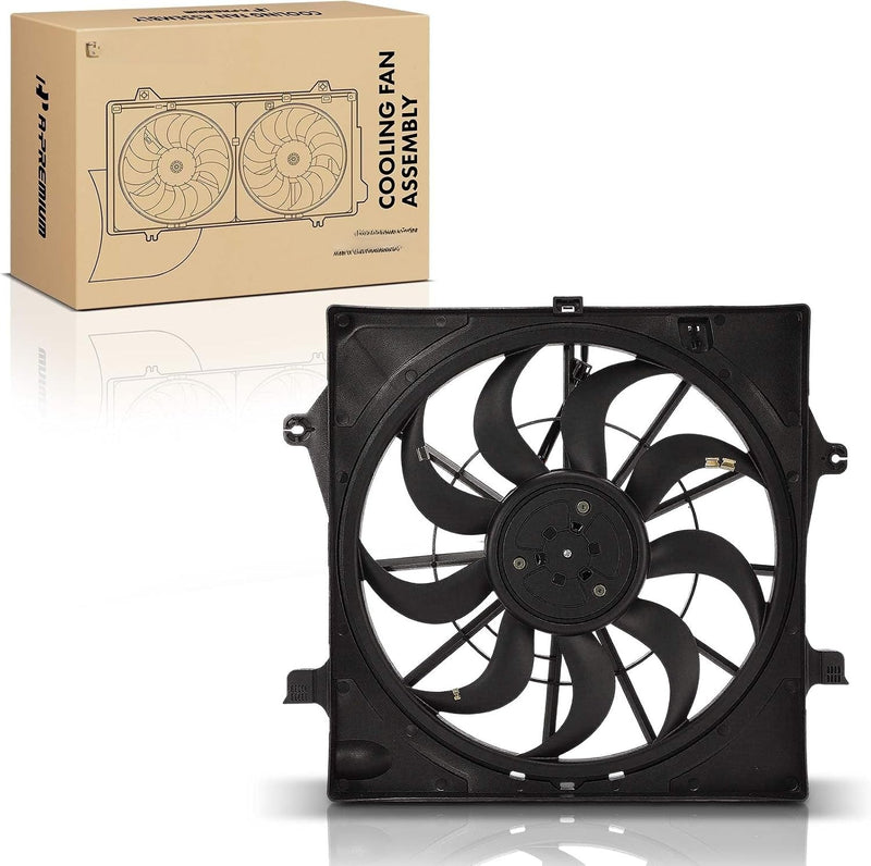 Radiator Cooling Fan Assembly with Brushless Motor for Hyundai Tucson 2022-2025, Kia Sportage 2023-2025, 1.6L
