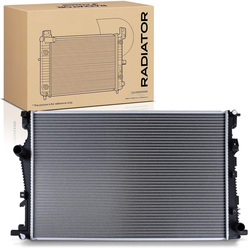 Engine Coolant Radiator for Jeep Cherokee 2014-2018, 2.4L with Dual Fans or 3.2L V6