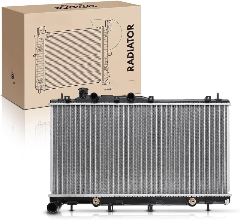 Radiator with Transmission Oil Cooler for Subaru Outback 2005-2009, Legacy 2008-2009, 3.0L H6, Automatic Transmission