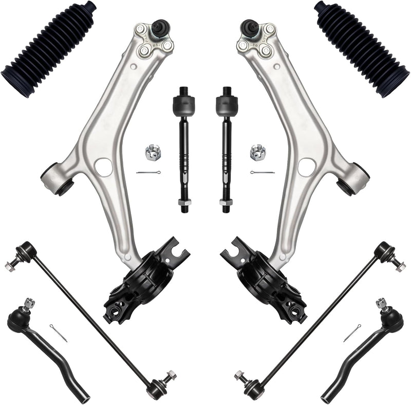 Front End Suspension Kit for Honda Accord 2018-2022, Lower Control Arms with Ball Joints, Sway Bar Links