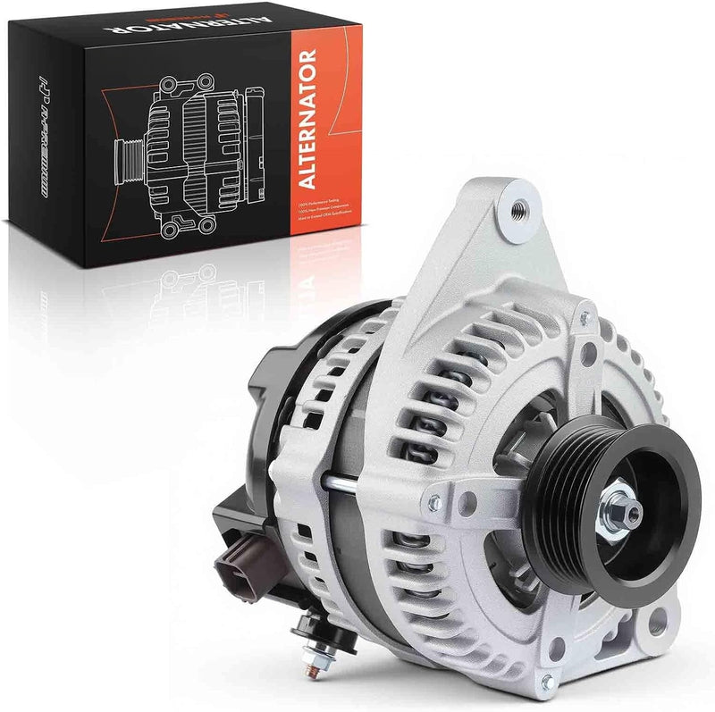 Alternator for Toyota Highlander 2004-2007 3.3L, Sienna 2004-2006, Lexus RX330 2004-2006, 12V 130A, 6 Groove Pulley