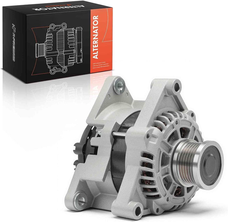 Alternator for Chevrolet Sonic 2012-2020, 1.4L L4, 12V 100A 6-Groove Clutch Pulley