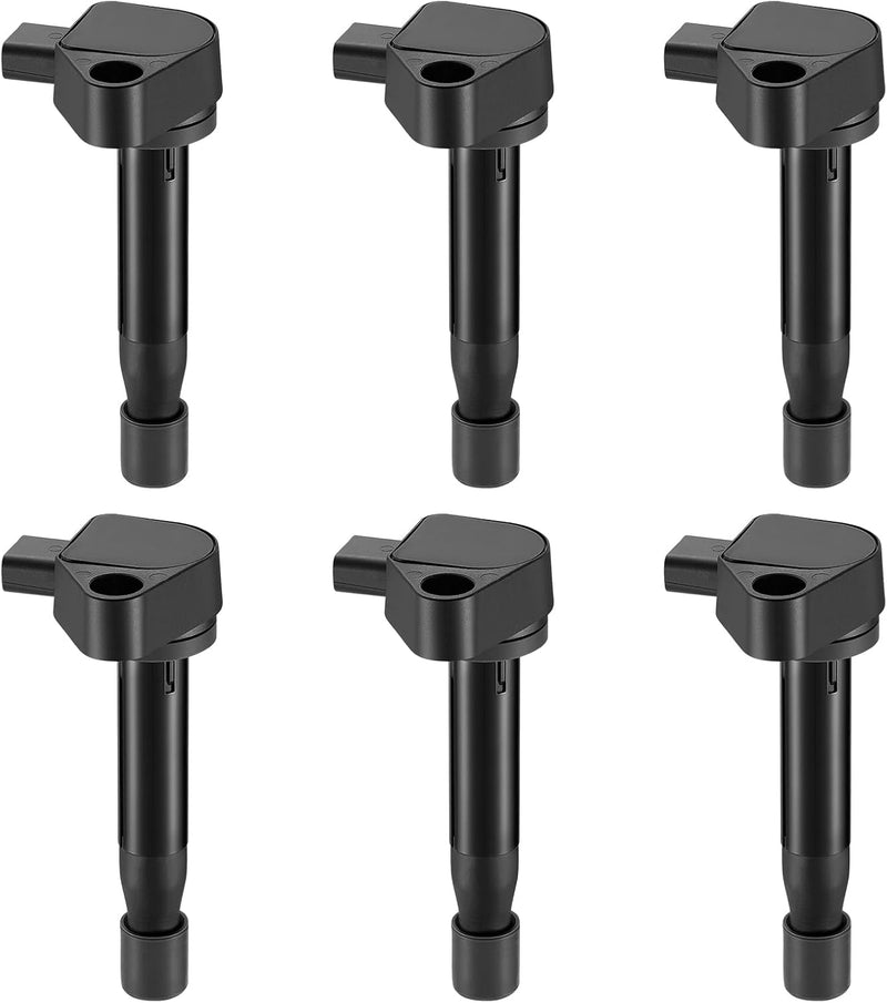 Ignition Coil Set of 6 for Acura, Honda and GM 3.0L, 3.2L, 3.5L V6 Engines, Replaces UF242