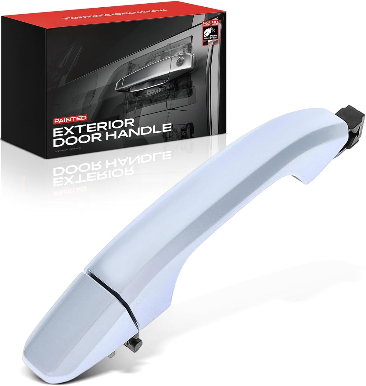 Front Right, Rear Left or Rear Right Exterior Door Handle, Silver Birch 926L, for Chevrolet Silverado 1500 2019-2024, GMC Sierra 1500 2019-2024