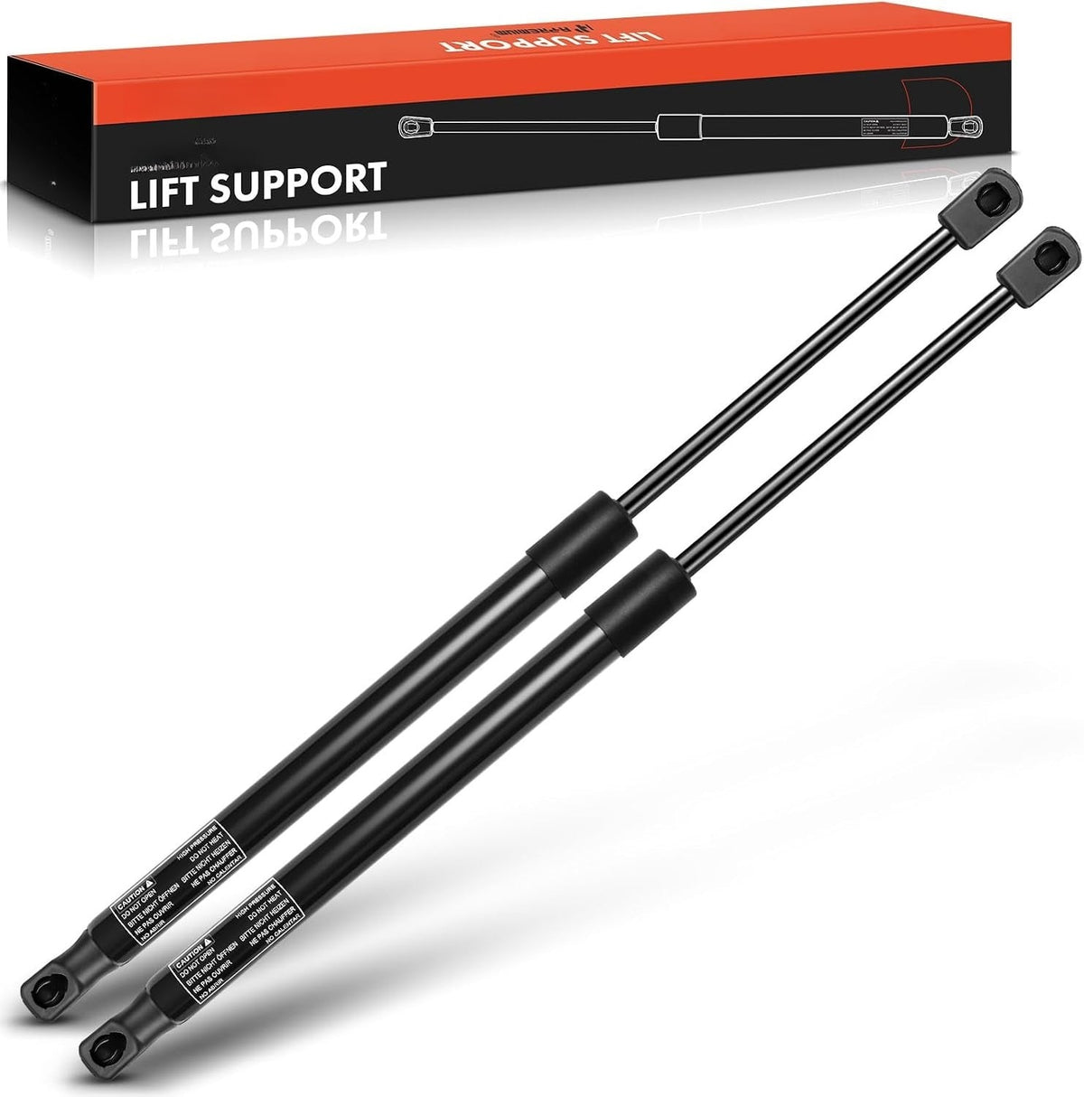 Rear Window Glass Left and Right Lift Supports for Chevrolet Astro 2001-2005, GMC Safari 2001-2005, V6 4.3L, Pair
