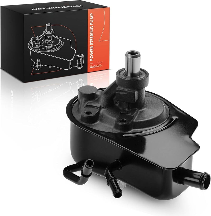 Power Steering Pump with Reservoir for Chevrolet Silverado 2500 HD 2001-2006, GMC Sierra 2500 HD 2001-2006 8.1L
