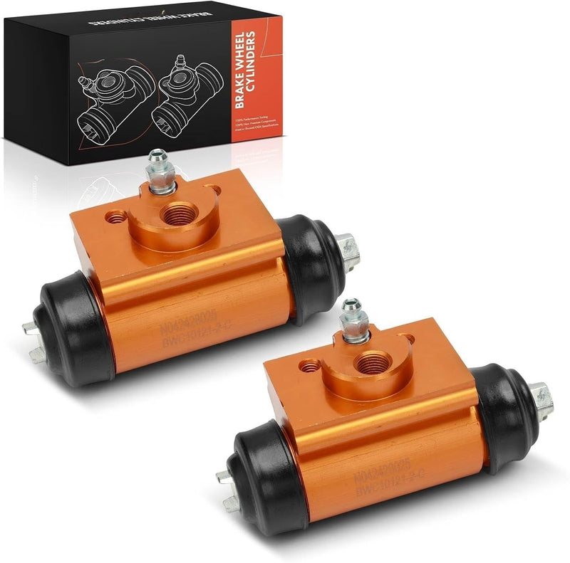 Rear Left and Right Drum Brake Wheel Cylinders for Chevrolet Colorado 2004-2008, GMC Canyon 2004-2008, 2-Piece Set