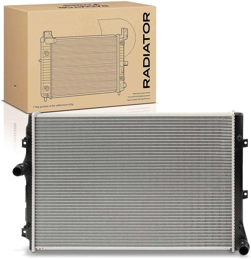 Primary Engine Coolant Radiator for Volkswagen Passat 2012-2014, 2.0L L4