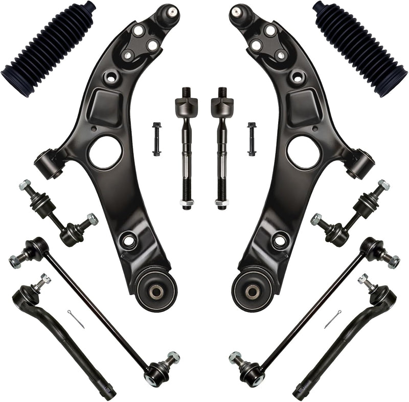 Front Suspension Kit 12-Piece for Hyundai Sonata 2012-2014 Sport Suspension, Azera 2012-2014, Kia Optima 2012-2015