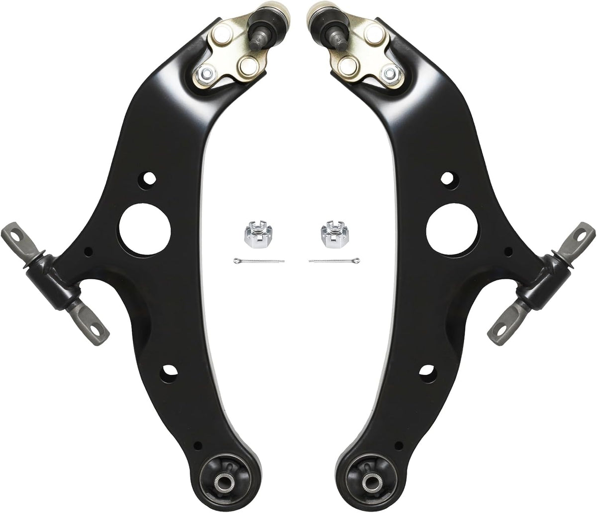 Front Lower Control Arm and Ball Joint Assembly Compatible with 2004 2005 2006 2007 2008 2009 2010 Toyota Sienna Driver Passenger Side  2PCS K620713 K620714 Left Right Professional Suspension
