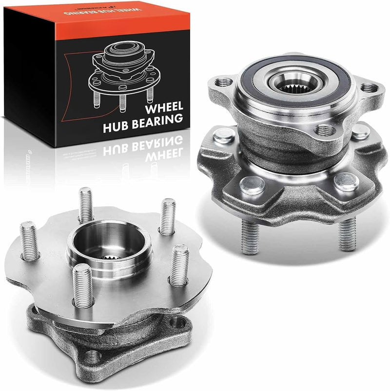 Rear Wheel Bearing and Hub Assembly Pair for Toyota Highlander 2014-2023 AWD, Sienna 2021-2023 AWD, Lexus RX350 2010-2015 AWD