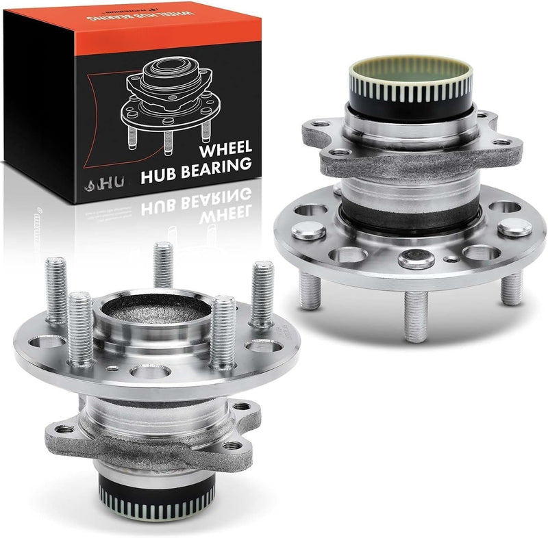 Rear Wheel Bearing and Hub Assembly Pair for Hyundai Sonata 2010-2014, Azera 2011-2017, Kia Optima 2011-2015