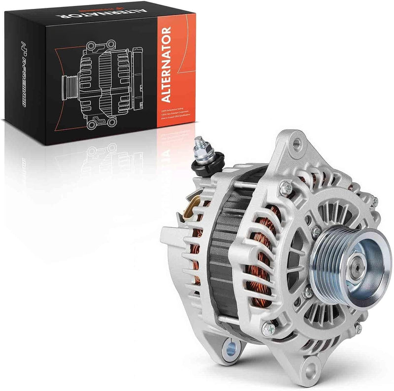 Alternator 12V 130A with 7-Groove Pulley for Nissan Altima 2011-2018, Maxima 2011-2014, Murano 2017-2018, 3.5L V6