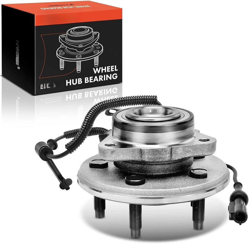Front Wheel Bearing and Hub Assembly with ABS, 5-Lug, for Ford Explorer 2006-2010, Explorer Sport Trac 2007-2010