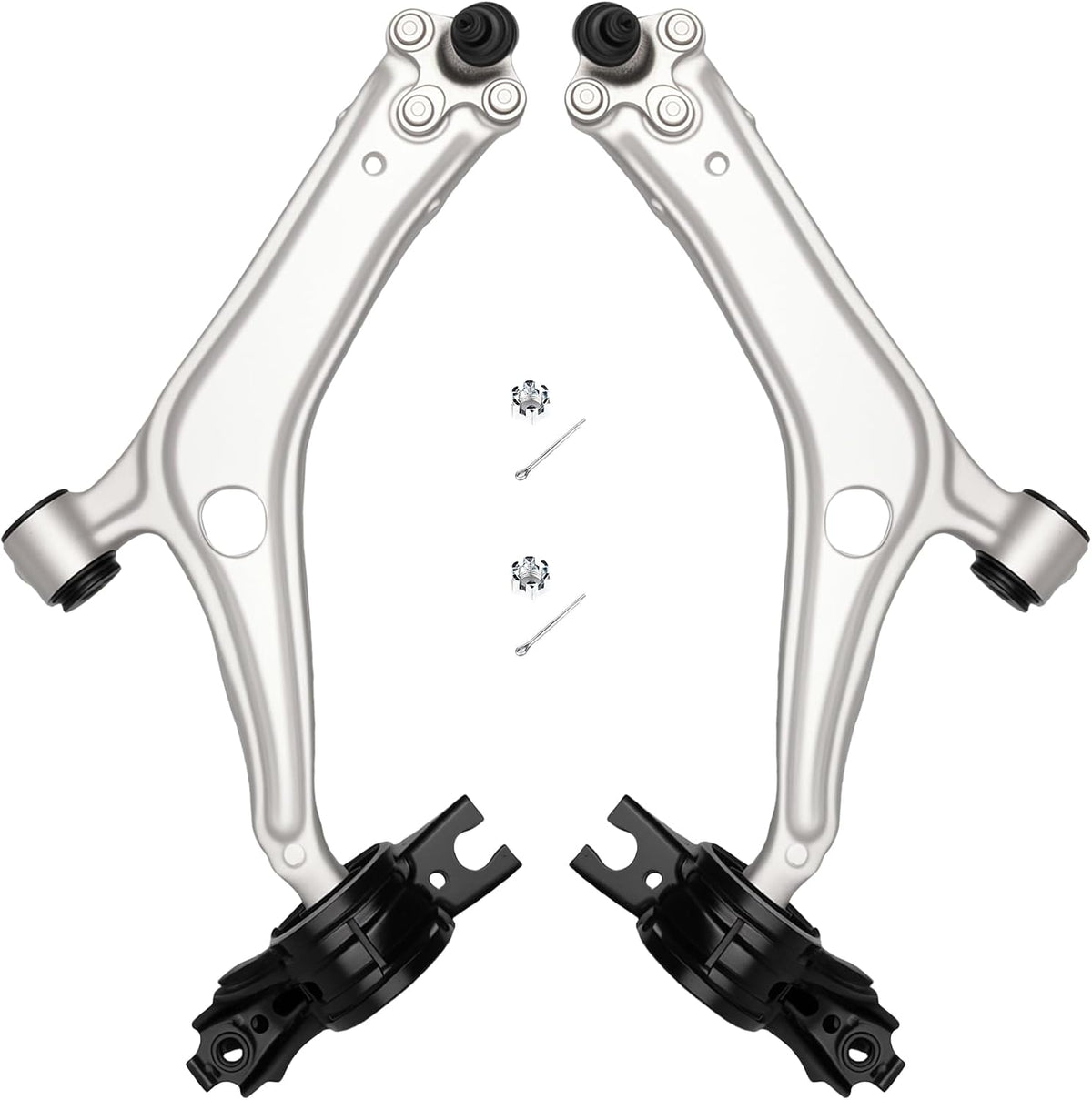 2Pc Suspension Front Lower Control Arm and Ball Joint Assembly Compatible with 2018 2019 2020-2022 Ho-Nda Accord (Replace # K623747 K623748 51360-TVA-A04 51350-TVA-A04 51220-TVA-A01)