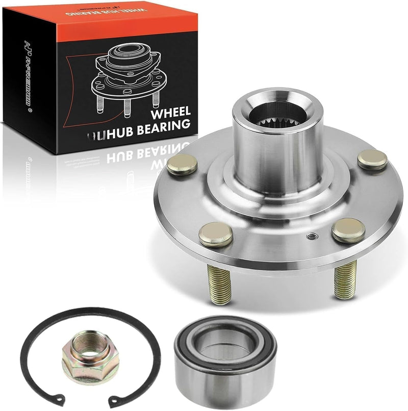 Front Wheel Bearing and Hub Kit, 5-Lug, for Acura TL 2004-2008, TSX 2004-2008, Honda Accord 2003-2007, Civic Si 2006-2015