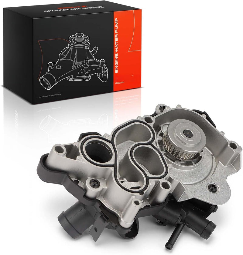 Engine Water Pump with Thermostat for Volkswagen Jetta 2015-2021, Golf 2019-2021, Golf SportWagen 2019